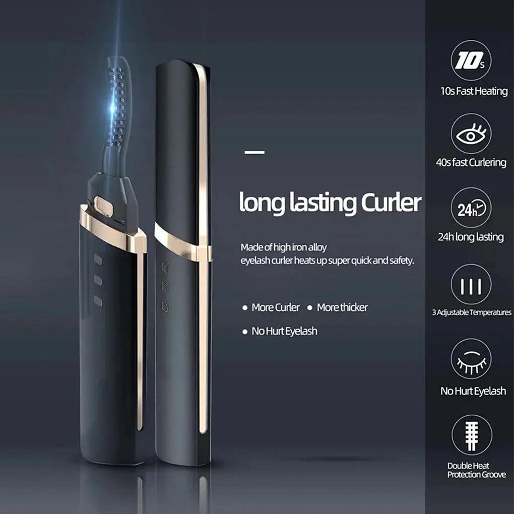 USB Charging Heated Eyelash Curler - BeautyPulse